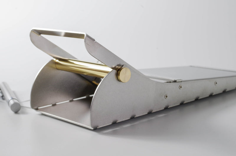 Desktop Roll Note Pad: Stainless Steel - Wms&Co.