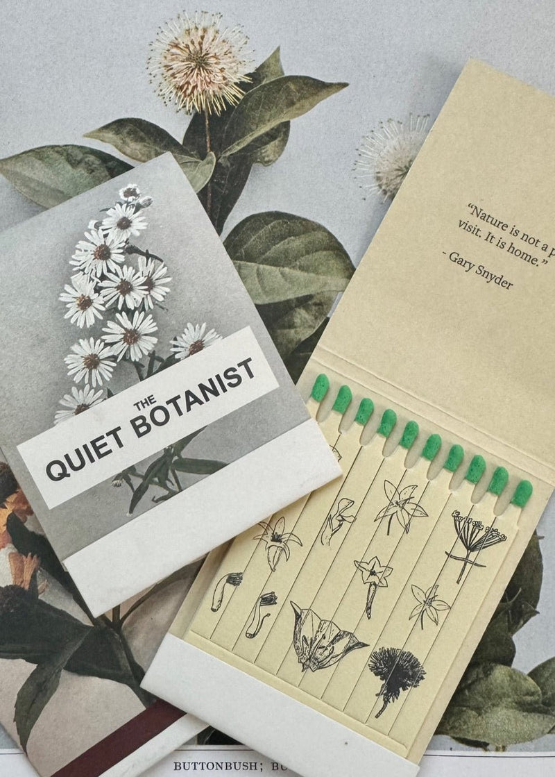 The Quiet Botanist Oversized Matchbooks - Wms&Co.