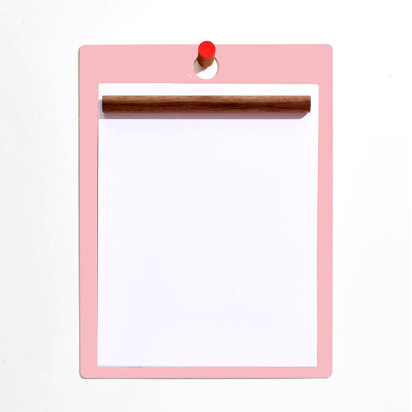 Magnetic Clipboard: Pink/Red - Wms&Co.