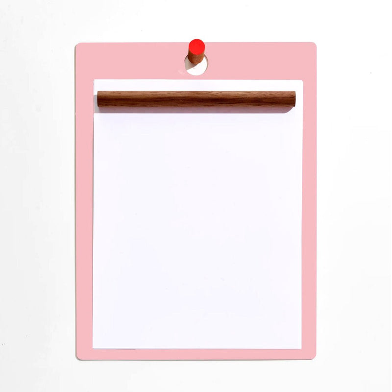 Magnetic Clipboard: Pink/Red - Wms&Co.