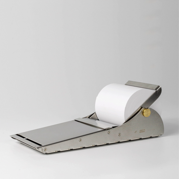 Desktop Roll Note Pad: Stainless Steel - Wms&Co.