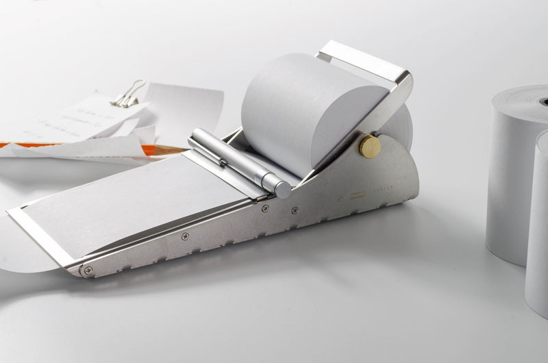 Desktop Roll Note Pad: Stainless Steel - Wms&Co.