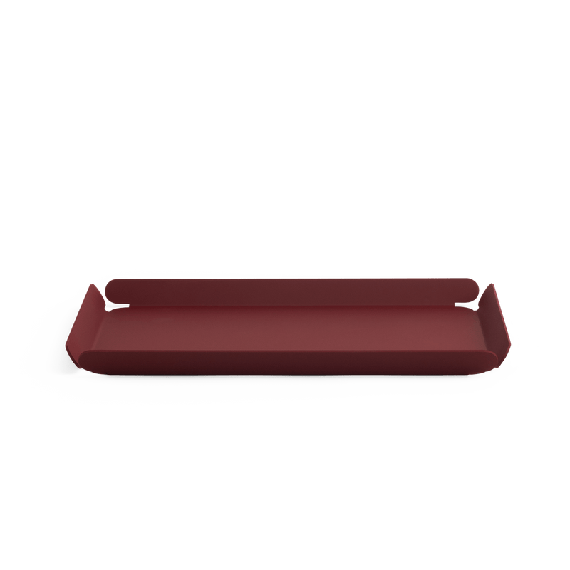 Karst Desk Trays: Burgundy - Wms&Co.