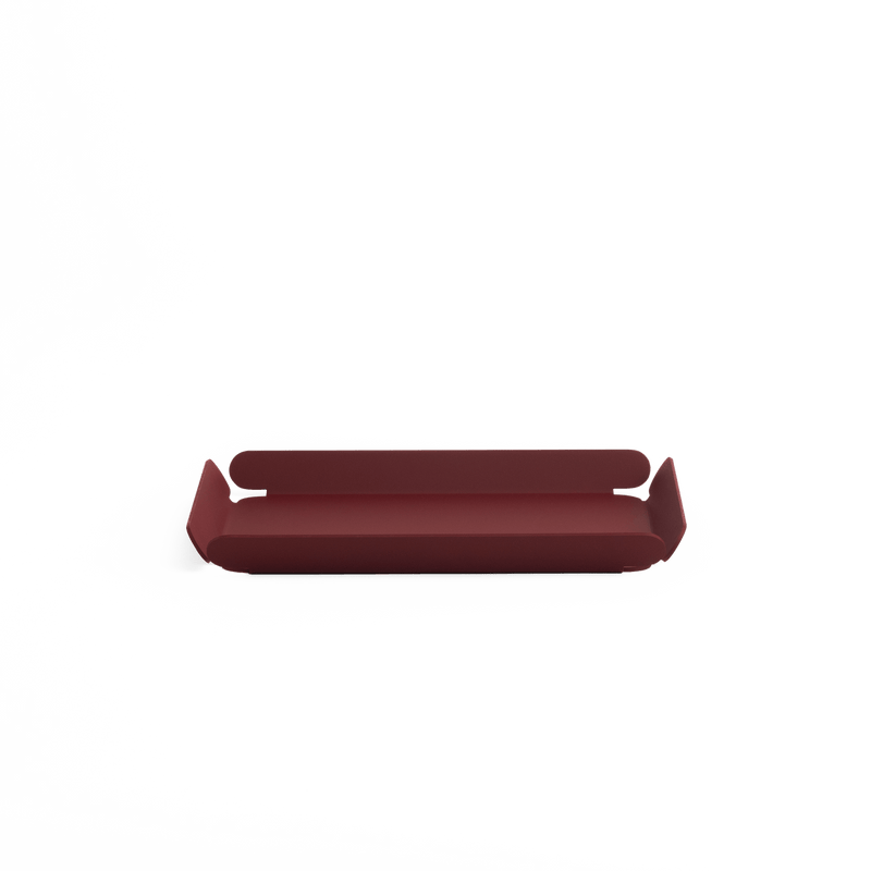 Karst Desk Trays: Burgundy - Wms&Co.