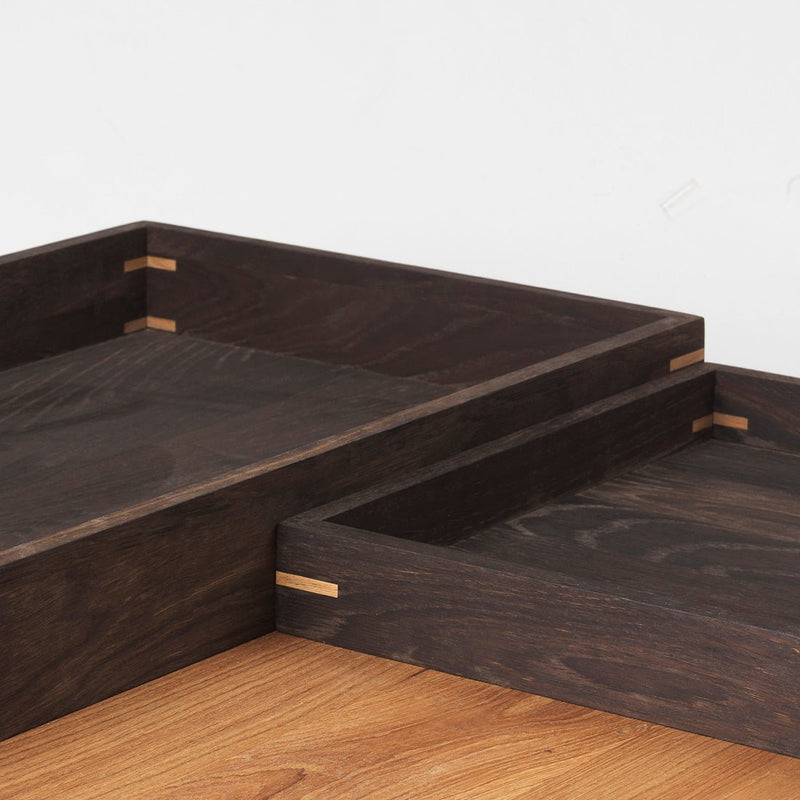 KD Japanese Tray: Smoked Oak - Wms&Co.