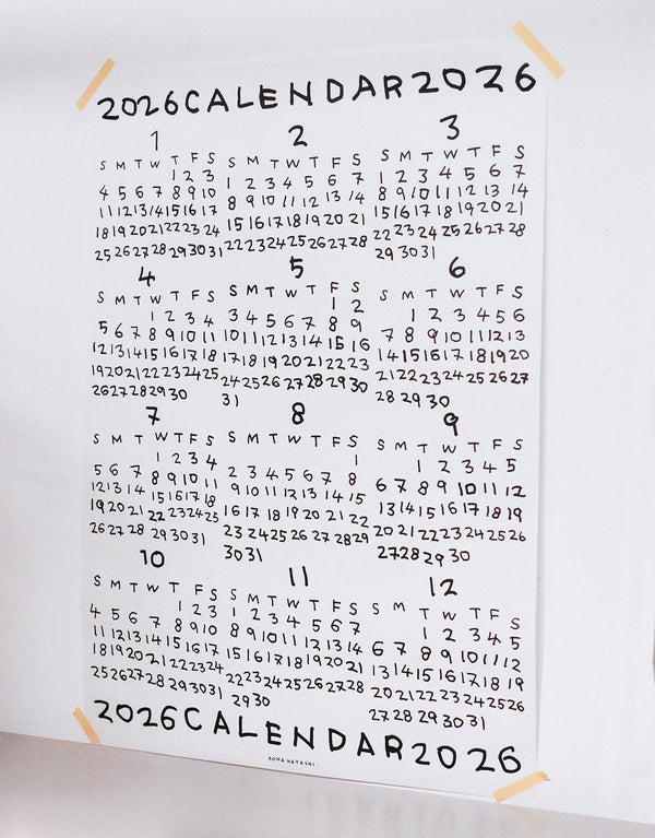 Aona Hayashi 2026 Calendar - Wms&Co.