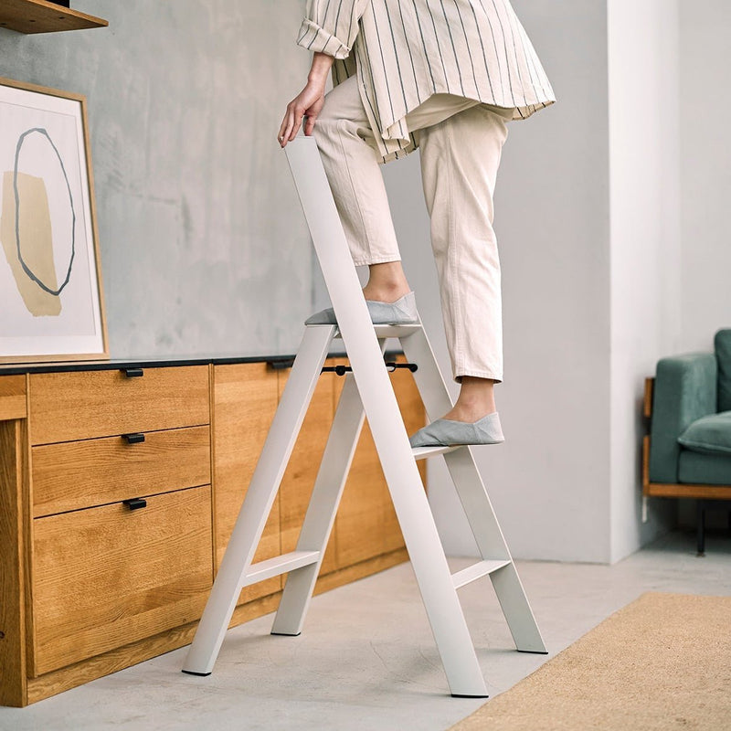 Hasegawa Lucano Step Ladder: 3 - step, 7 Colors - Wms&Co.