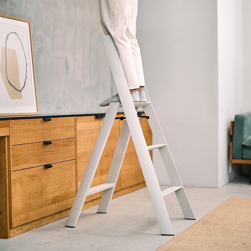 Hasegawa Lucano Step Ladder: 3 - step, 7 Colors - Wms&Co.