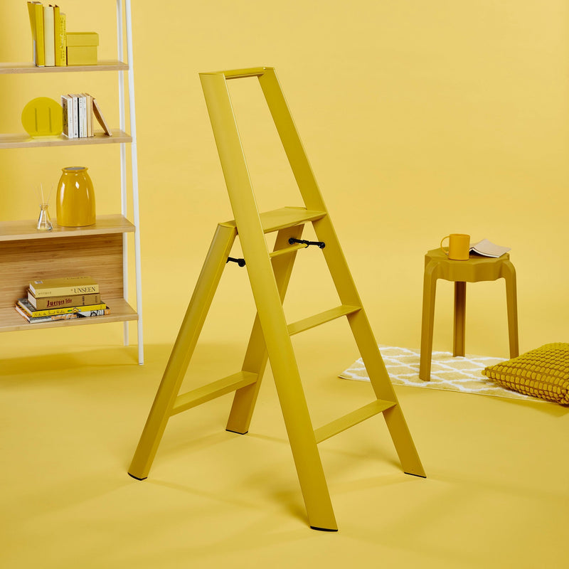 Hasegawa Lucano Step Ladder: 3 - step, 7 Colors - Wms&Co.