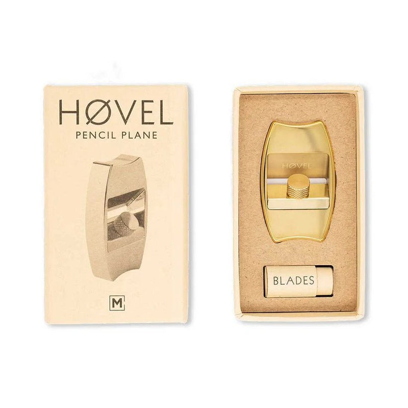 Høvel Solid Brass Pencil Sharpener - Wms&Co.