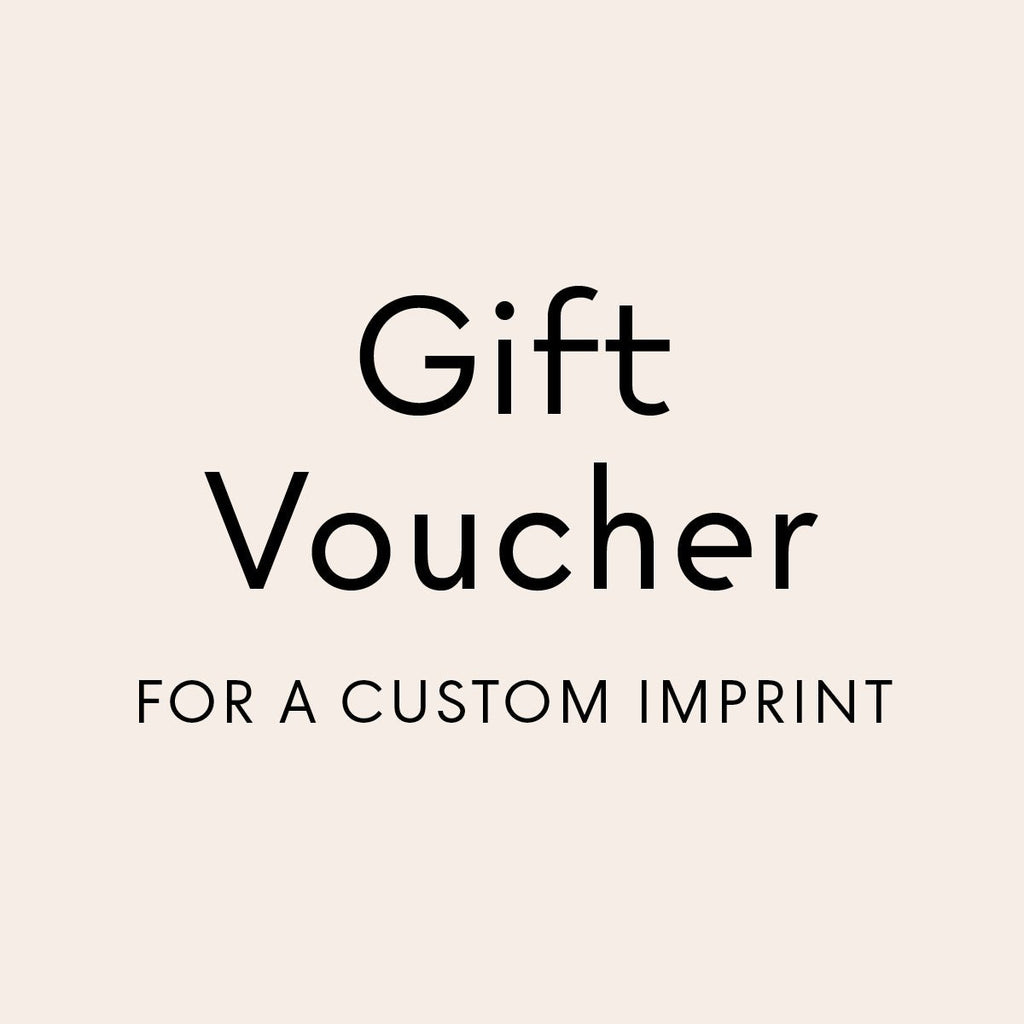 Gift Voucher Custom imprint