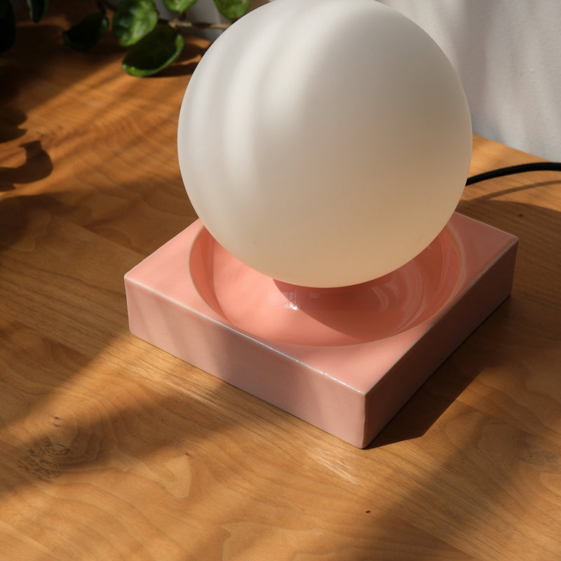 Wall/Table Ceramic Lamp: 6 colorways - Wms&Co.