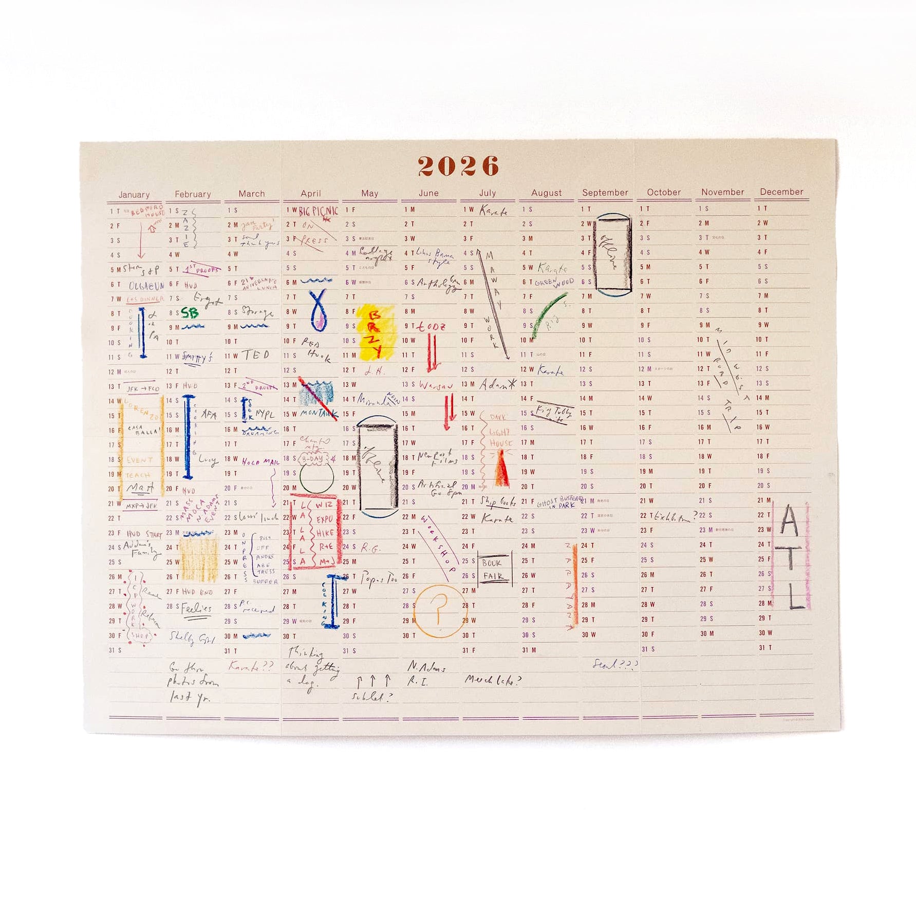 Postalco 2026 Calendar