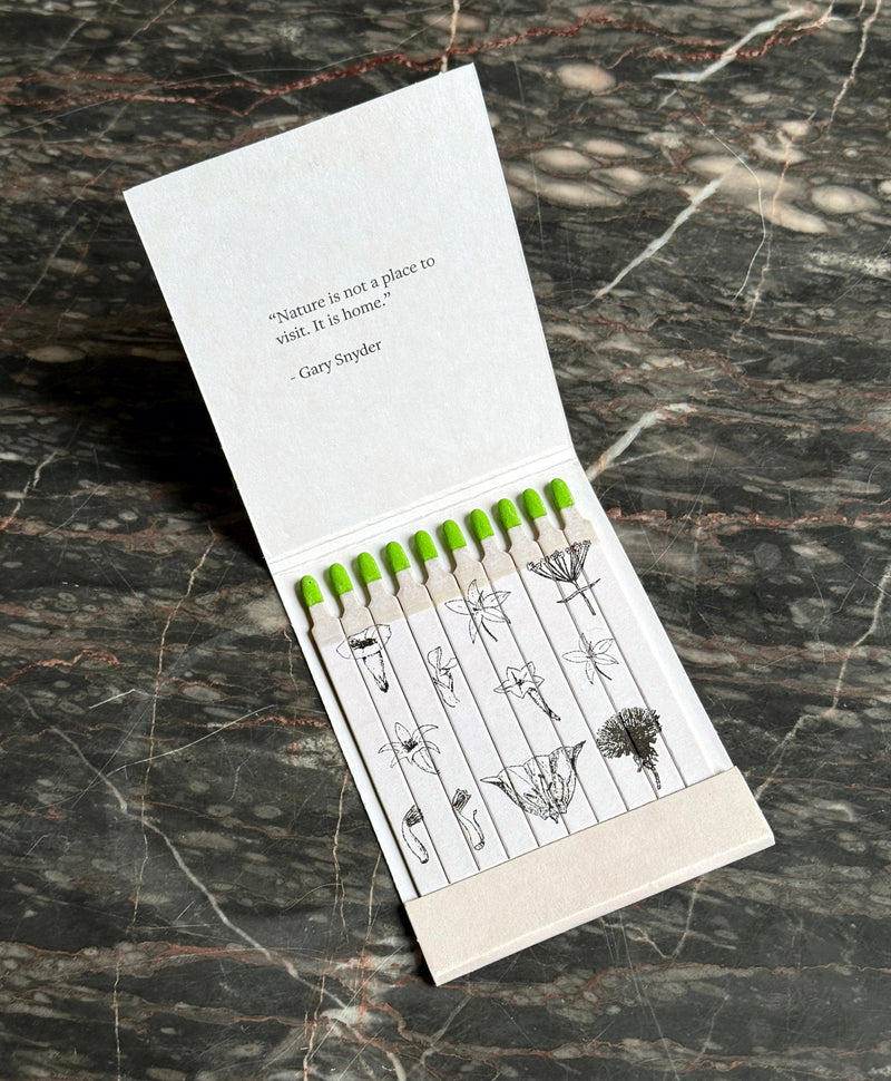 The Quiet Botanist Oversized Matchbooks - Wms&Co.
