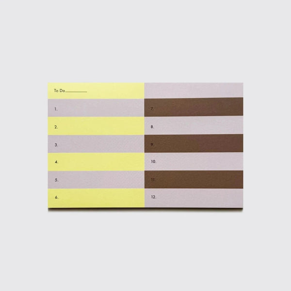To Do List pad - Wms&Co.