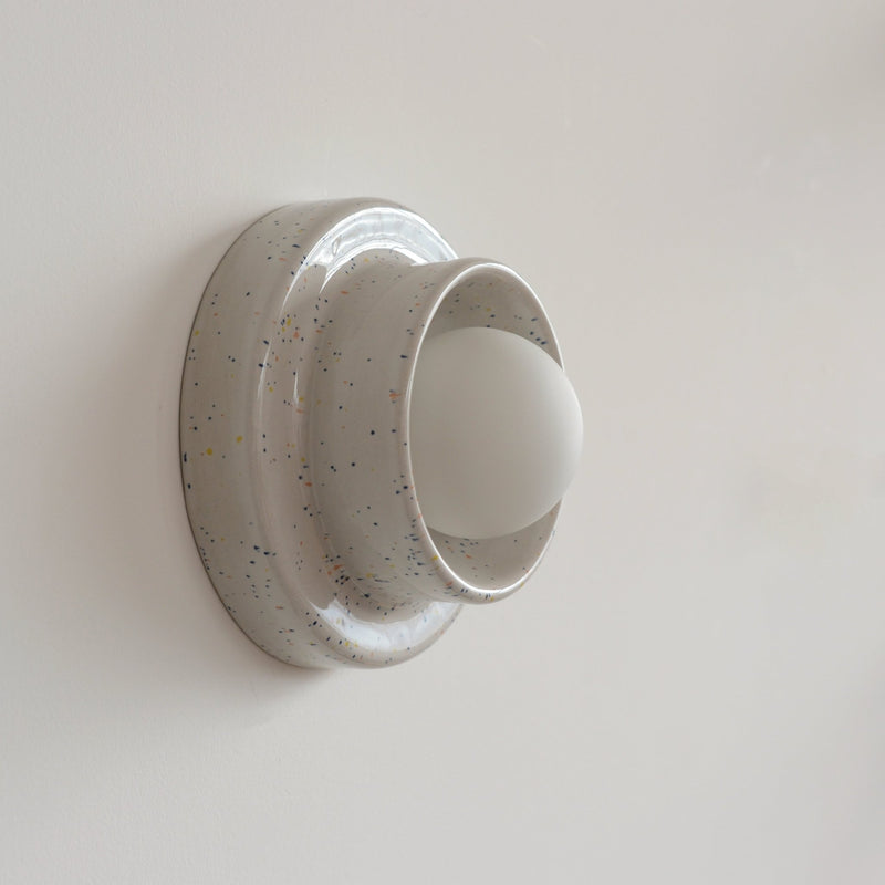 Q Ceramic Sconce: 10 colorways - Wms&Co.
