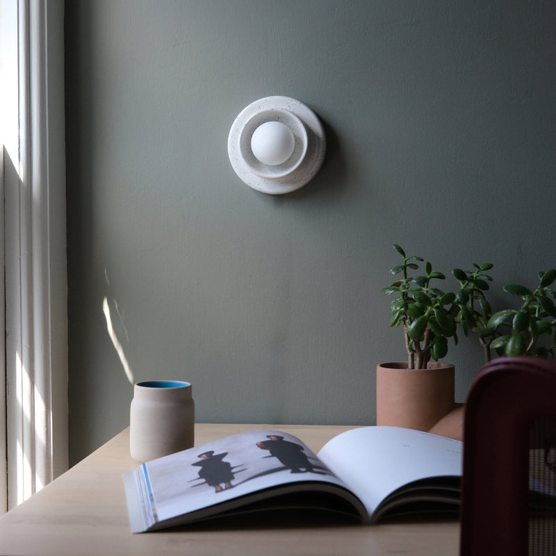 Q Ceramic Sconce: 10 colorways - Wms&Co.