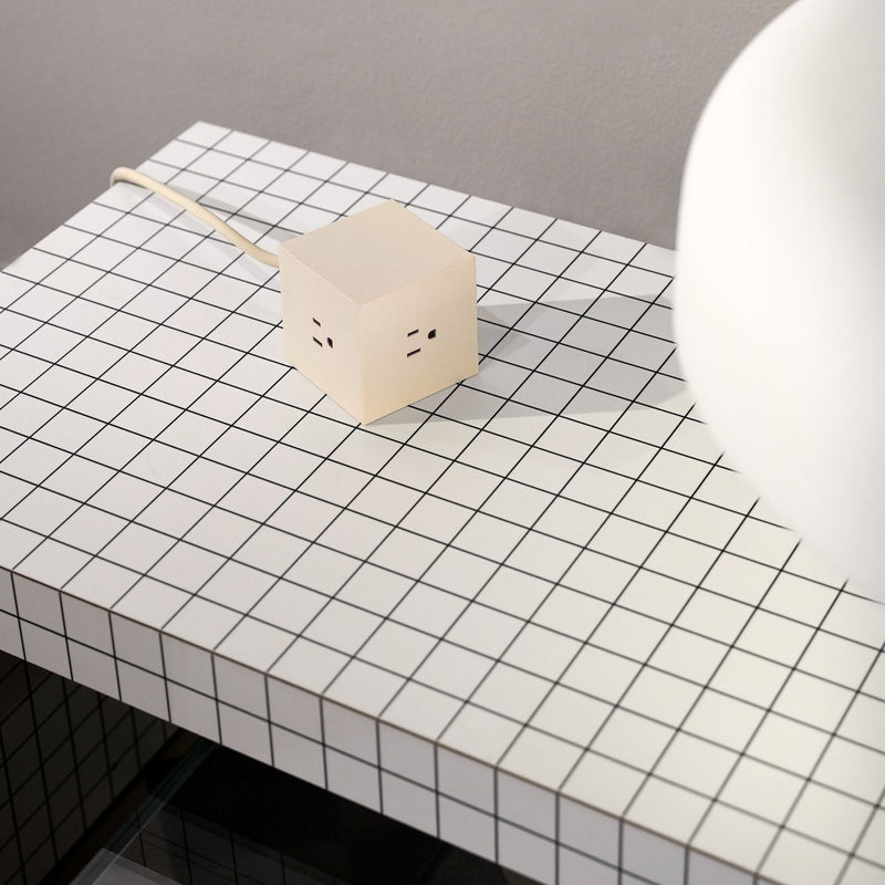 Stockholm Square 1 Power Strip: Sand - Wms&Co.