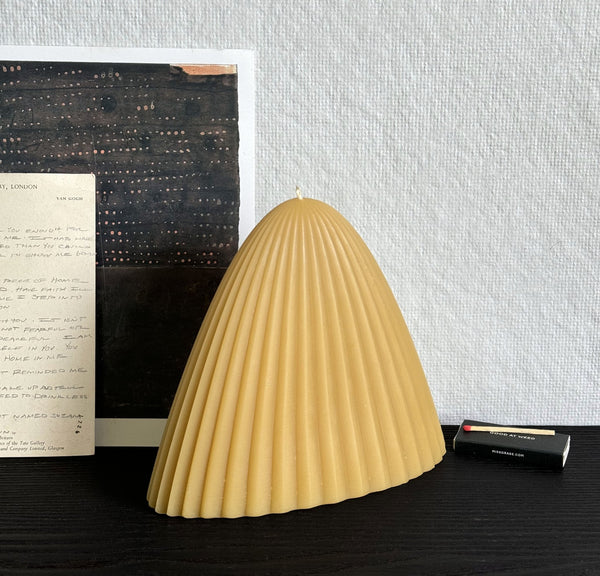 Tusk Beeswax Candles: Wide - Wms&Co.