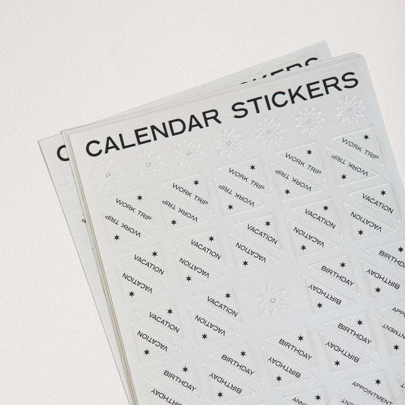 Calendar Stickers for Wall Calendars by Annika Layne – Wms&Co.