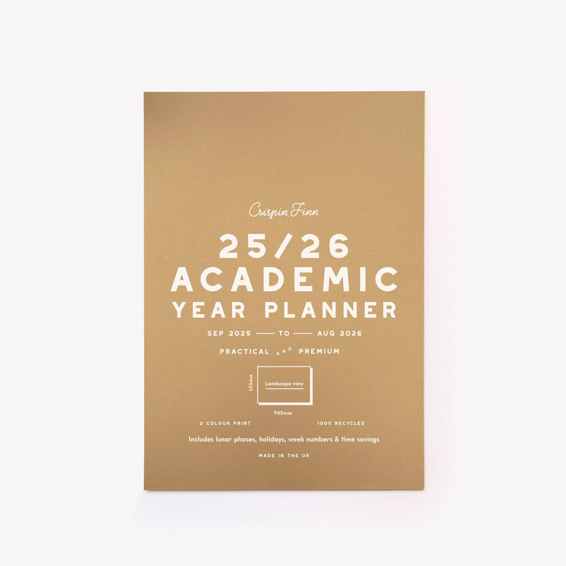 2025/2026 Academic Year Planner - Landscape View - Wms&Co.