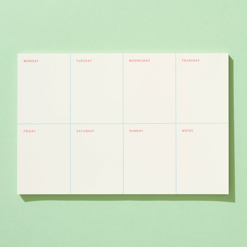 Weekly Notepad - Wms&Co.