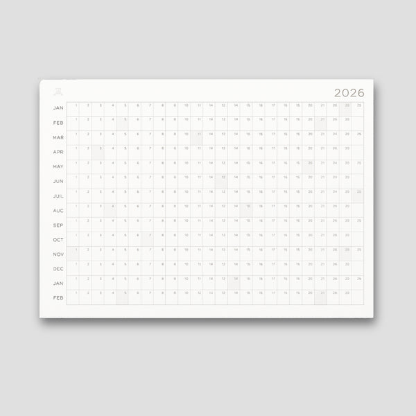 2026 Appointed Planning Wall Calendar - Wms&Co.