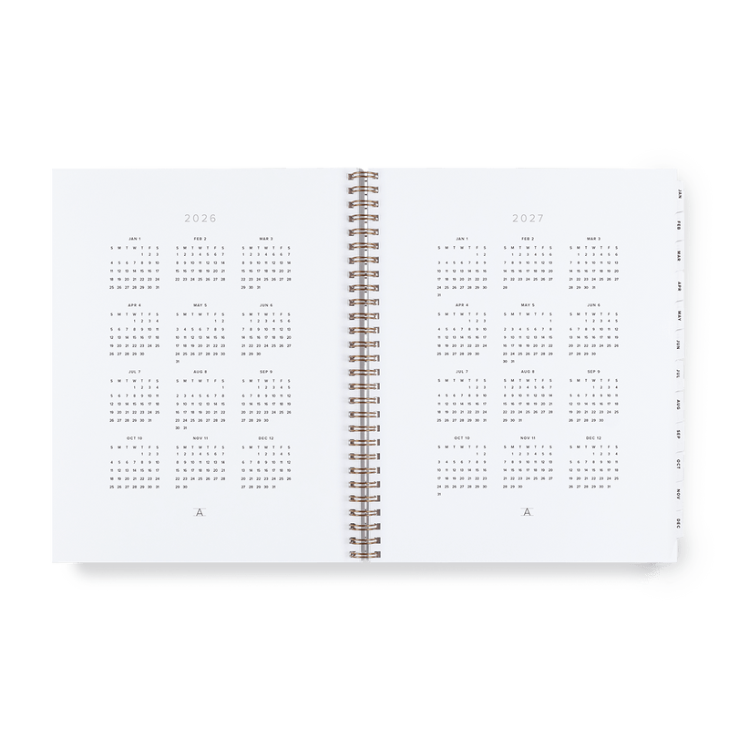 Appointed 2026 Task Planner: Lavender Gray - Wms&Co.