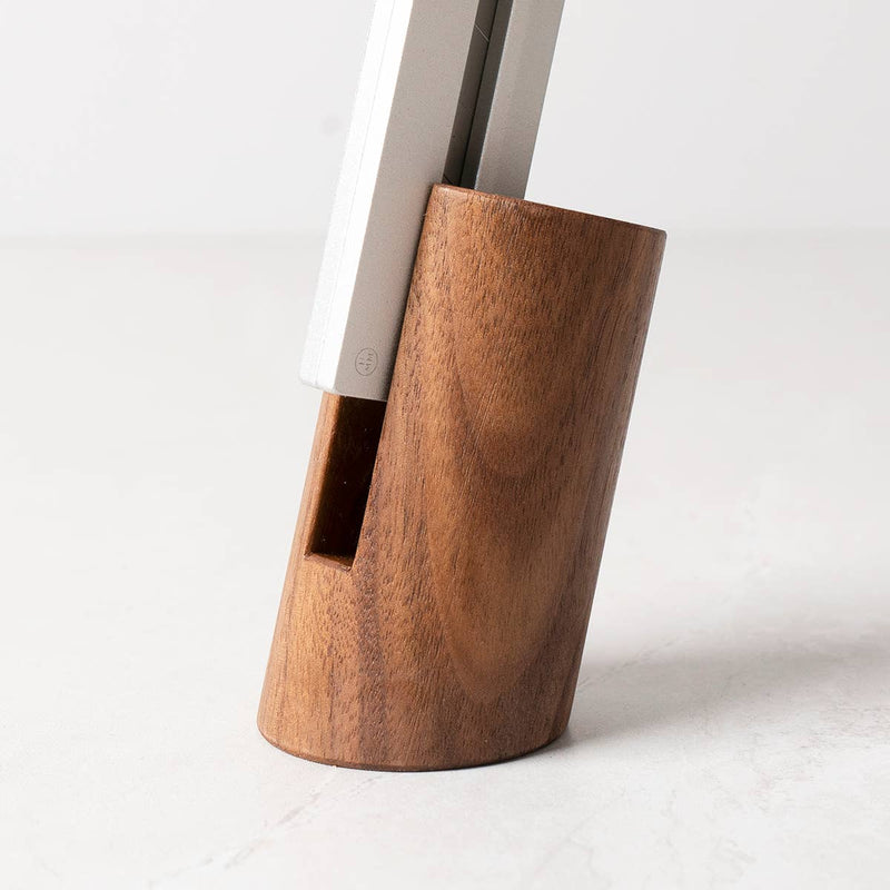 Walnut Utility Knife Stand