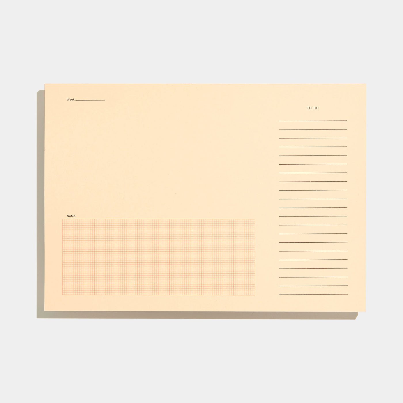 Minimalist Desktop Notepad: Salmon by Before Breakfast – Wms&Co.