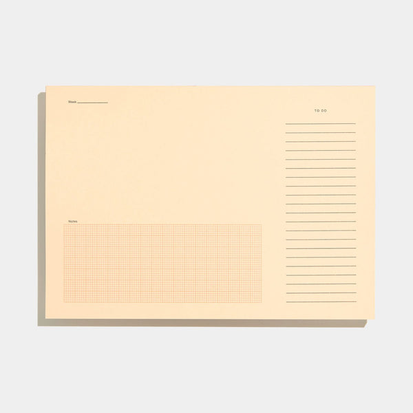 Before Breakfast Desktop Notepad: Salmon - Wms&Co.