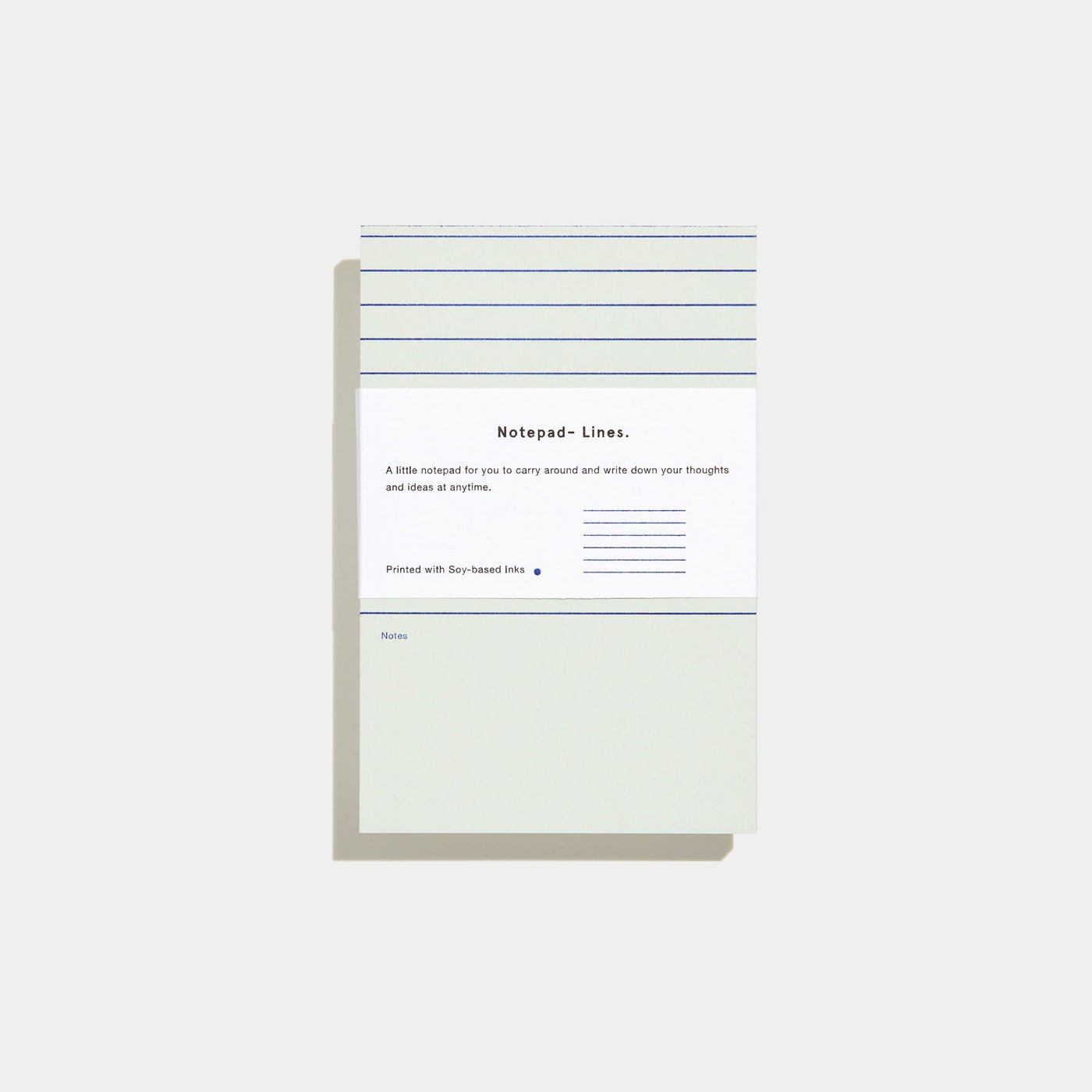 Blue Line Notepad Mini Lined Notepad: Blue by Before Breakfast – Wms&Co.