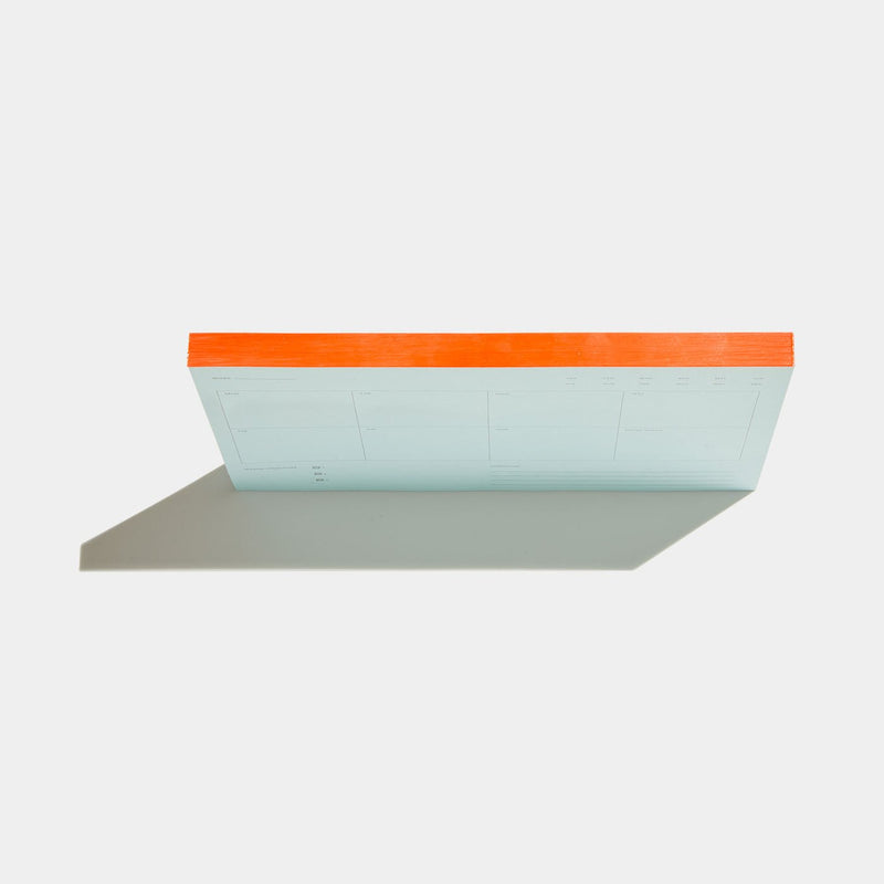 Before Breakfast Weekly Notepad: Pale Blue - Wms&Co.