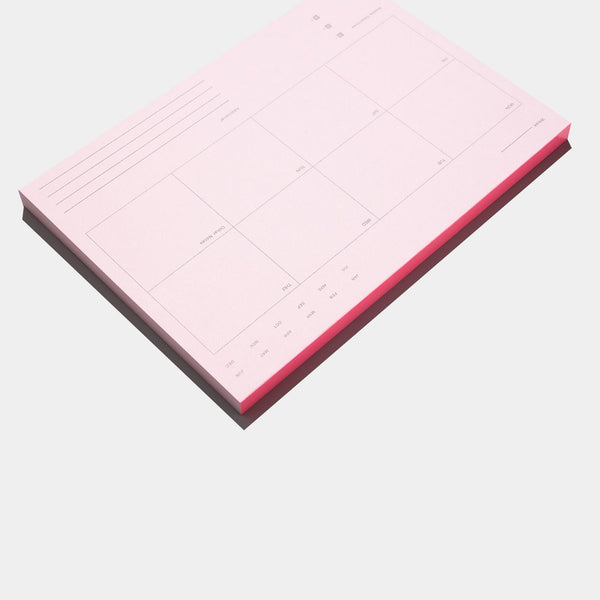 Before Breakfast Weekly Notepad: Powder - Wms&Co.