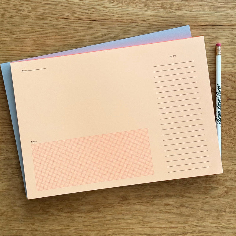 Before Breakfast Desktop Notepad: Salmon - Wms&Co.