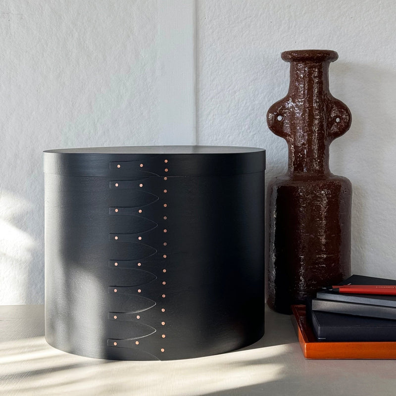 Black Shaker Boxes: Oval - Wms&Co.