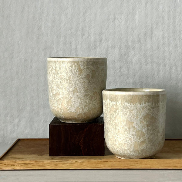 French Ceramic Candles: Blanc Ombre - Wms&Co.