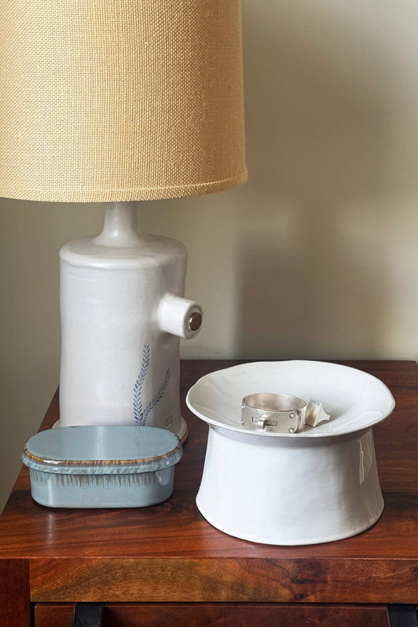 La Mére Ceramic Pedestal: Whites - Wms&Co.