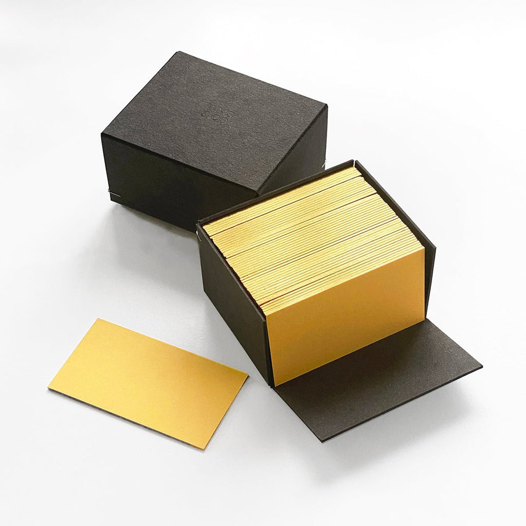 Small Cards Gold edging