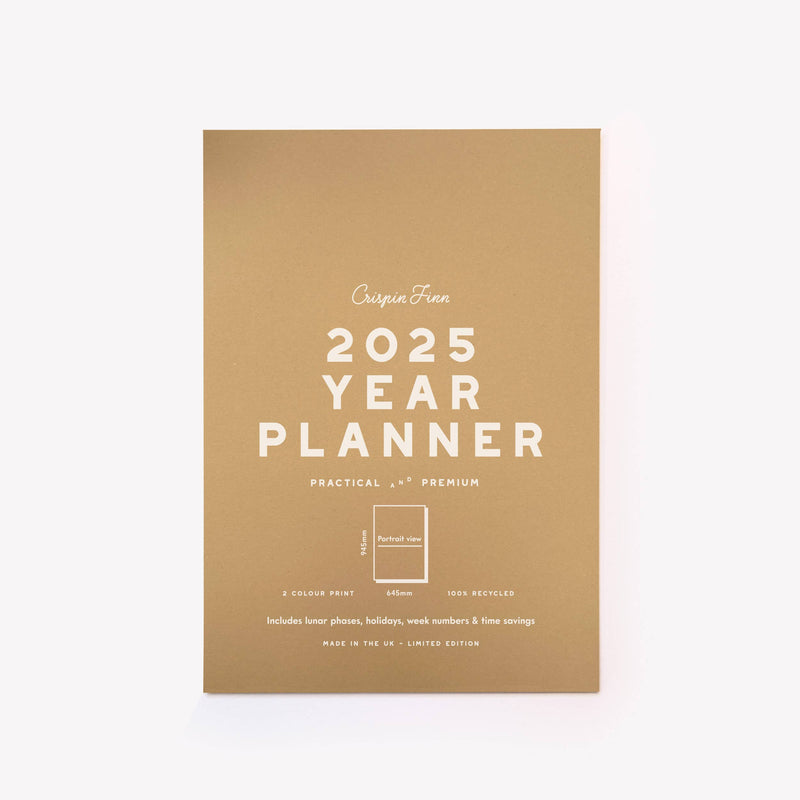 2025 Year Planner - Portrait View - Wms&Co.