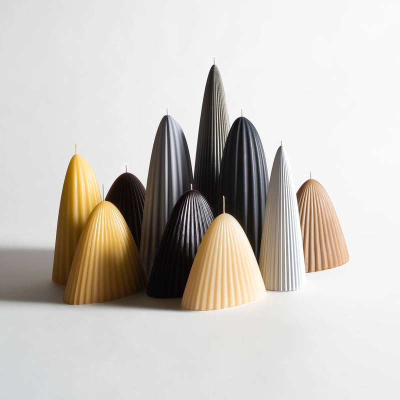 Tusk Beeswax Candles: Tall - Wms&Co.