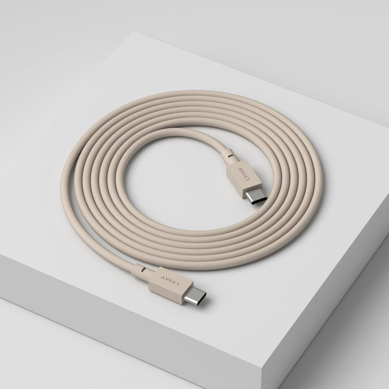 Stockholm Square 1 Power Strip: Sand - Wms&Co.