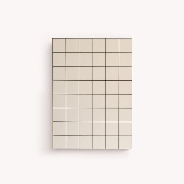 Soft Touch Pocket Notebook: Sand Grid - Wms&Co.