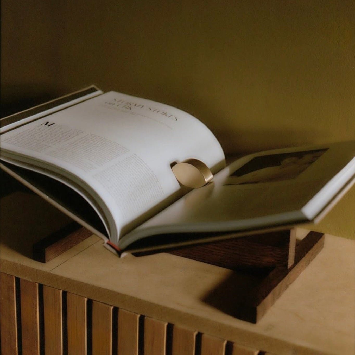 Book Signe Brass Book Weight | Danish Design by Signe Hytte – Wms&Co.