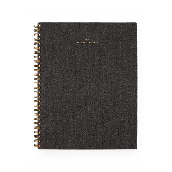 Appointed 2026 Task Planner: Charcoal Gray - Wms&Co.