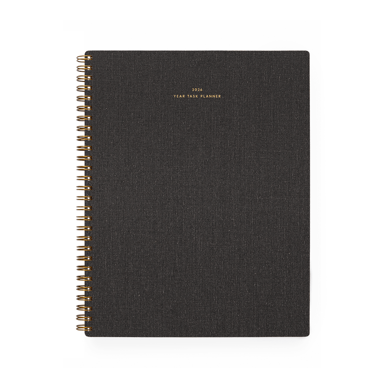 Appointed 2026 Task Planner: Charcoal Gray - Wms&Co.