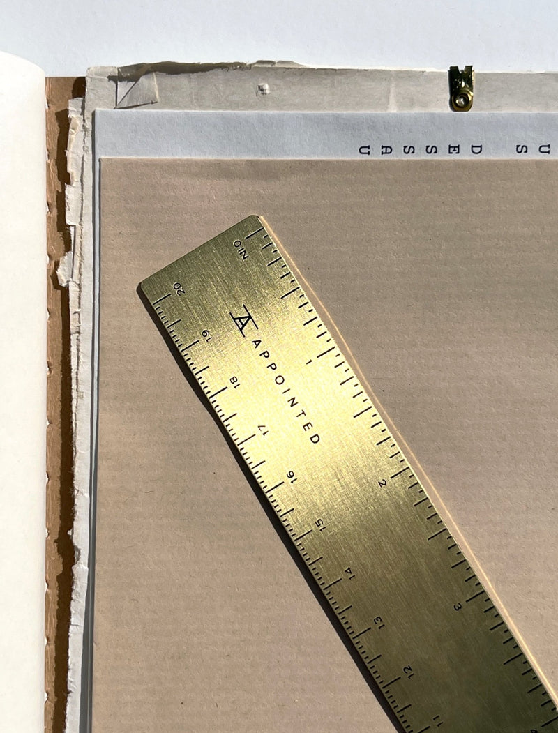 Brass Pocket Ruler - Wms&Co.