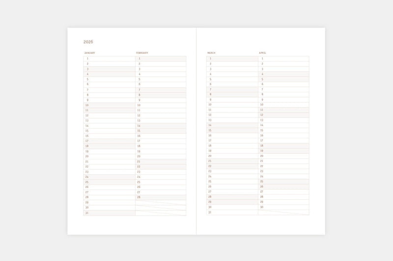 Niczeni 2026 Planner: Poppy - Wms&Co.