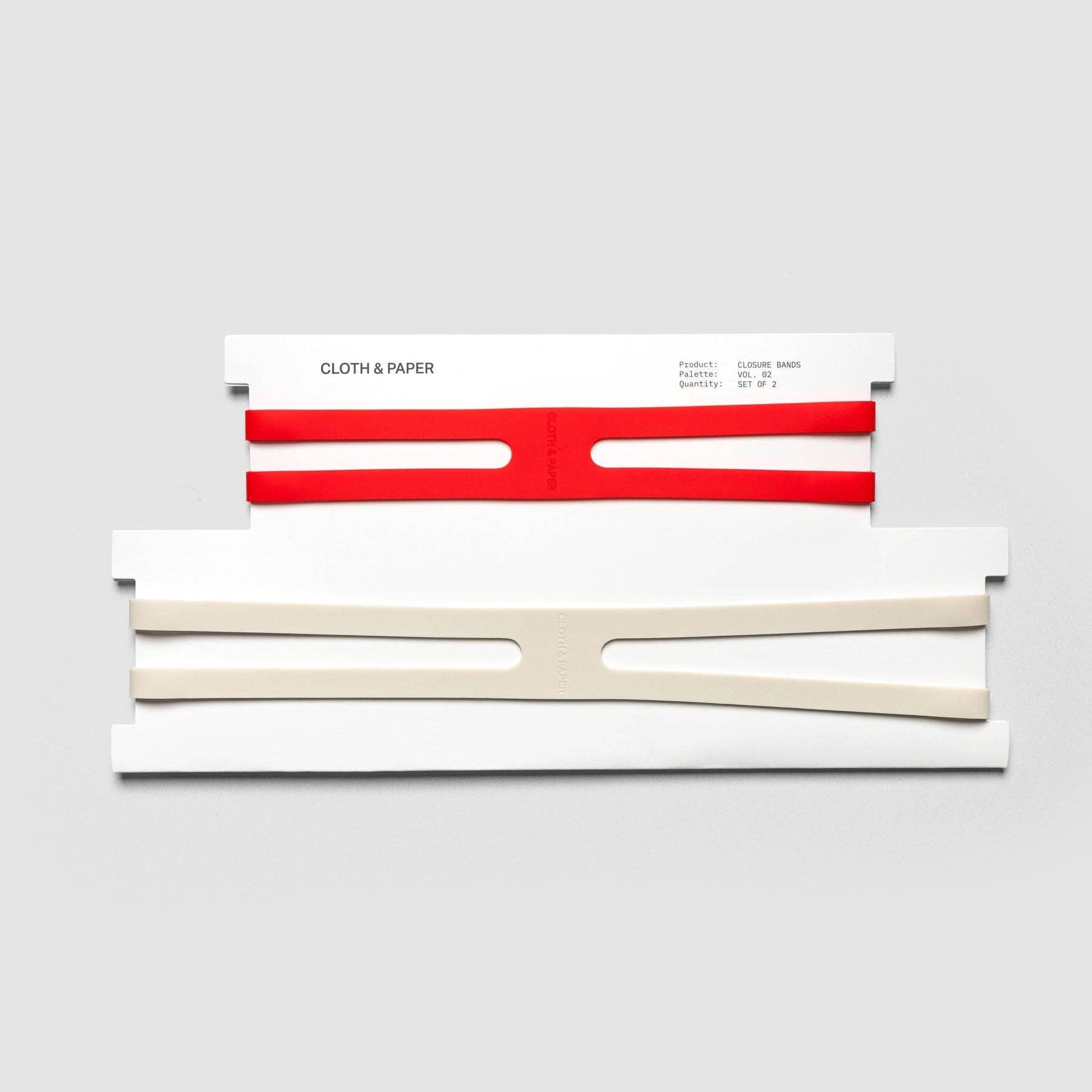 Cloth & Paper Silicone Notebook Closure Bands, Set of 2 – Wms&Co.