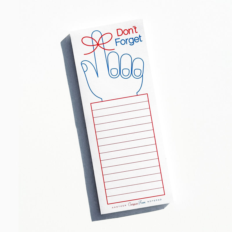 Don't Forget Note Pad - Wms&Co.